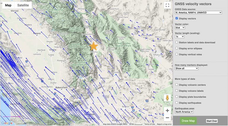 Long-term tectonic velocities of GPS/GNSS stations