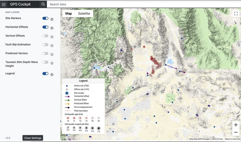 Real-time GNSS seismic monitoring output