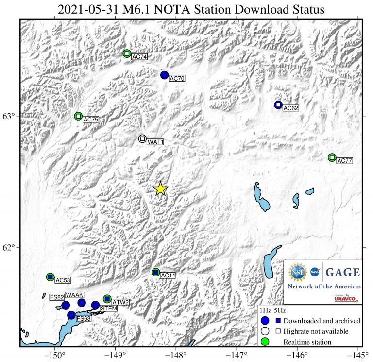 map of nearby stations